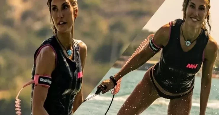Azərbaycanlı model suyun üzərində şou göstərdi FOTO