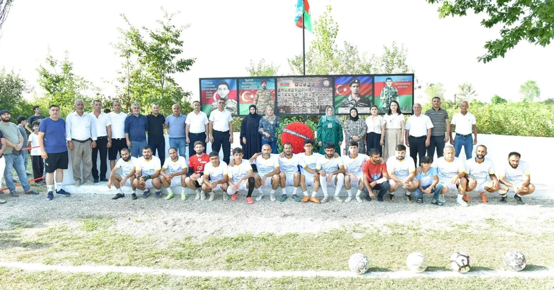 Zəfər şəhidlərinin xatirəsinə həsr olunmuş futbol turniri FOTO