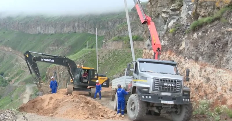 “Azərişıq” Kəlbəcərin bir sıra ərazilərində yenidənqurma işləri həyata keçirir Video