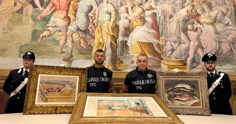 İtaliya polisi dəyəri 10 milyon dollardan çox olan oğurlanmış əsərləri tapdı