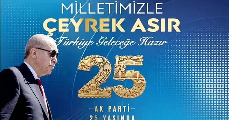 Ərdoğanın partiyası 25 yaşında AKP yubileyini qeyd edir