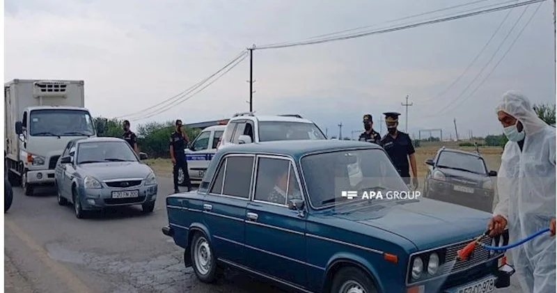 Alıuşağı kəndinin girişində qarayaraya görə post yaradılıb Fotolar