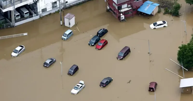 Yaponiyada rekord yağış faciəsi: 8 ölü, 4 yaralı