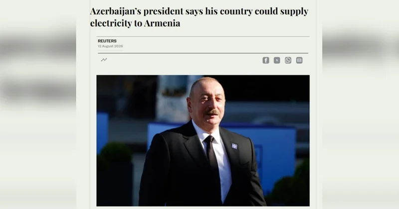 Prezidentin müsahibəsindəki fikirlər beynəlxalq medianın diqqətində Fotolar