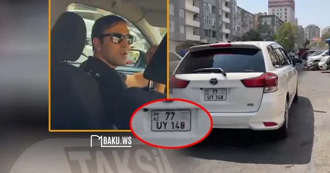 Taksi sürücüsündən ŞOK HƏRƏKƏT Uşaqlı adam götürmürəm