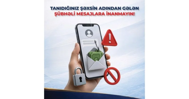 DİN kiberdələduzluq halları ilə bağlı vətəndaşlara xəbərdarlıq edib