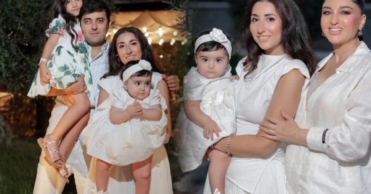 Dilarə Əıiyeva nəvəsinə ad günü etdi Fotolar