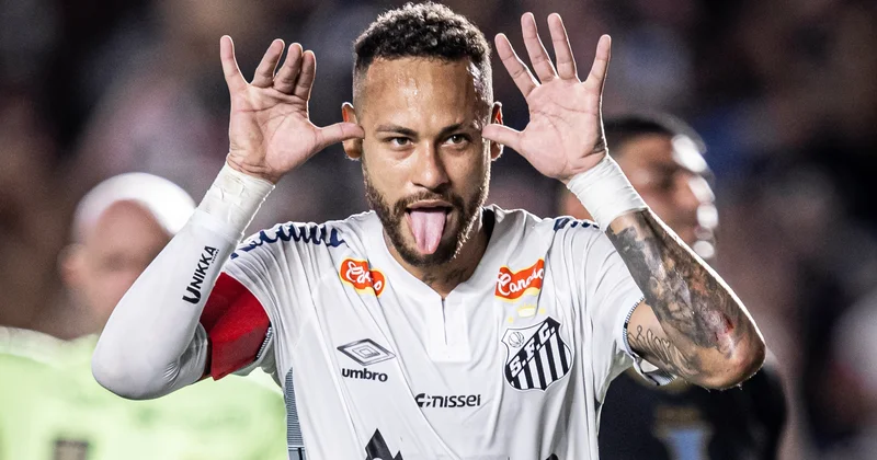 Neymar Santos da partladı