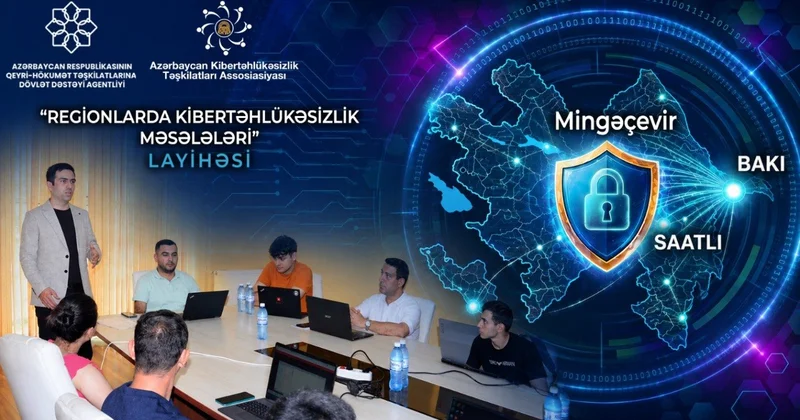 Mərkəzi Aran regionunda kibertəhlükəsizlik üzrə təlimlər uğurla davam edir FOTO