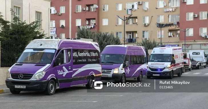 Очередная группа бывших вынужденных переселенцев отправляется в Ханкенди