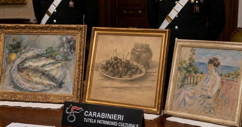 9 milyonluq rəsm əsərlərini oğurlayan beş nəfər həbs edildi