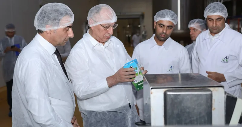 AQTA nın sədri süd və süd məhsullarının emalı zavodunda olub
