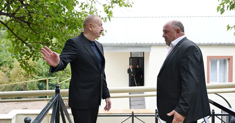 Prezident Qırmızı Bazara da getdi Fotolar