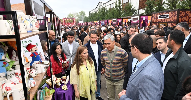 Şamaxıda növbəti Üzüm və Şərab Festivalının açılışı olub VİDEO