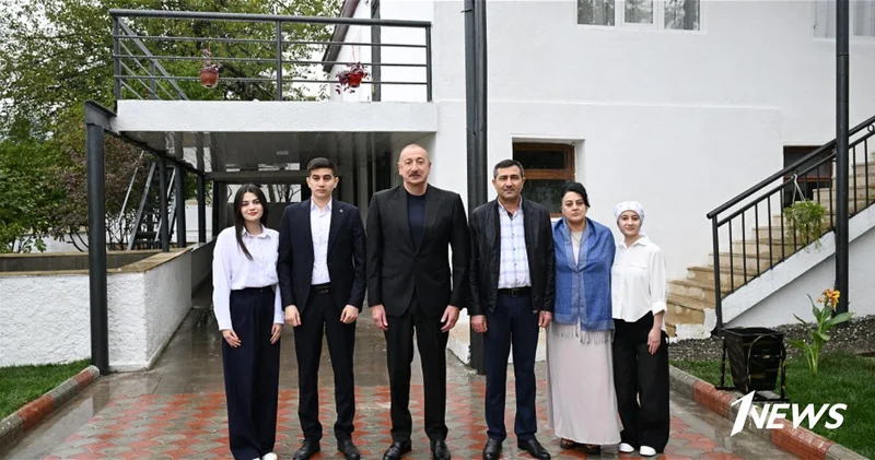 Президент Ильхам Алиев посетил поселок Гадрут Ходжавендского района ФОТО
