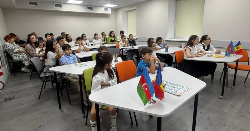 Moldovada azərbaycanlıların bazar günü məktəbində yeni tədris ilinin açılışı olub