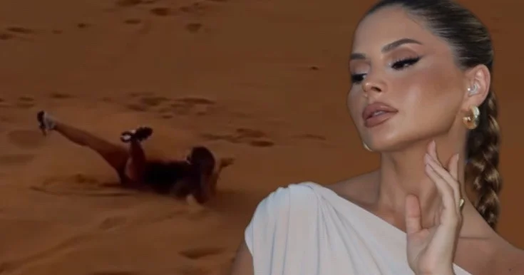 Səhra gəzintisində başına iş gəldi Video