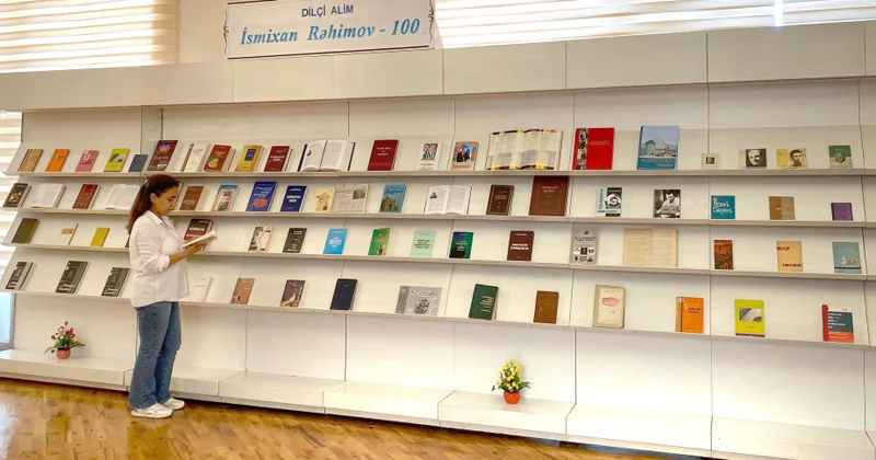 Milli Kitabxanada “Dilçi alim İsmixan Rəhimov” adlı kitab sərgi açılıb