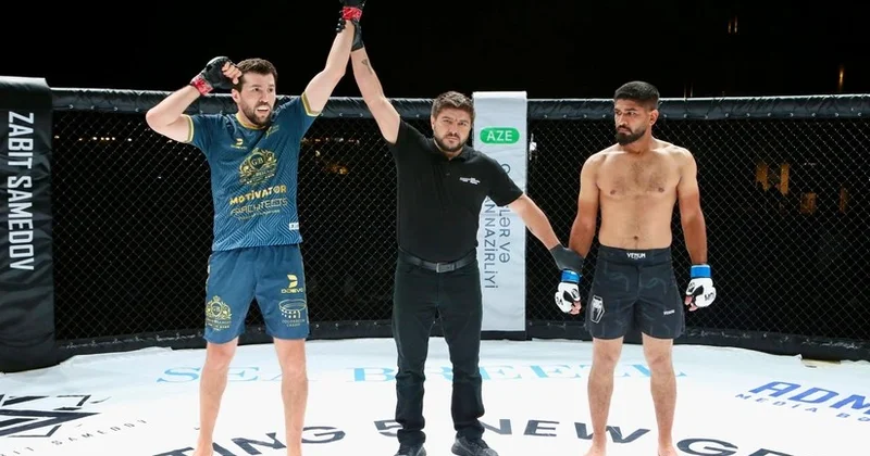 Alim Nəbiyev ilk MMA döyüşünü nokautla qazandı