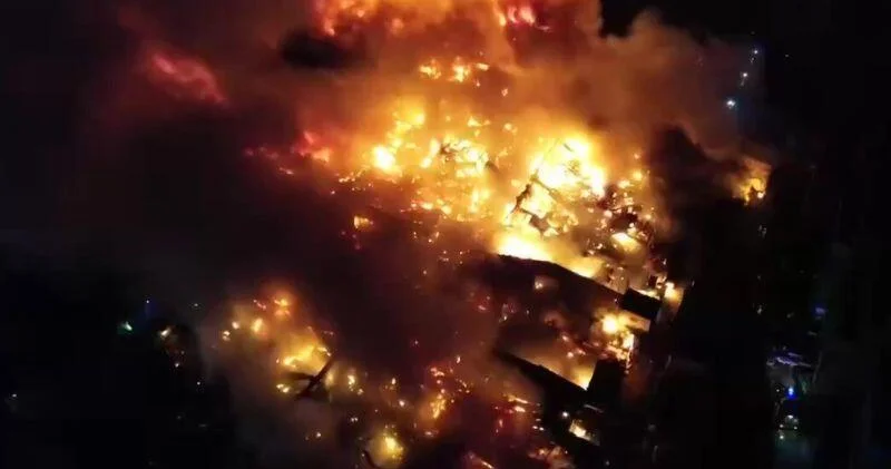 Самый масштабный пожар в современной истории Филиппин ВИДЕО