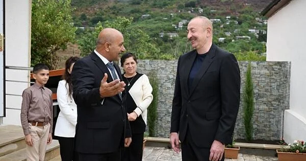 İlham Əliyev Sos kəndində oldu