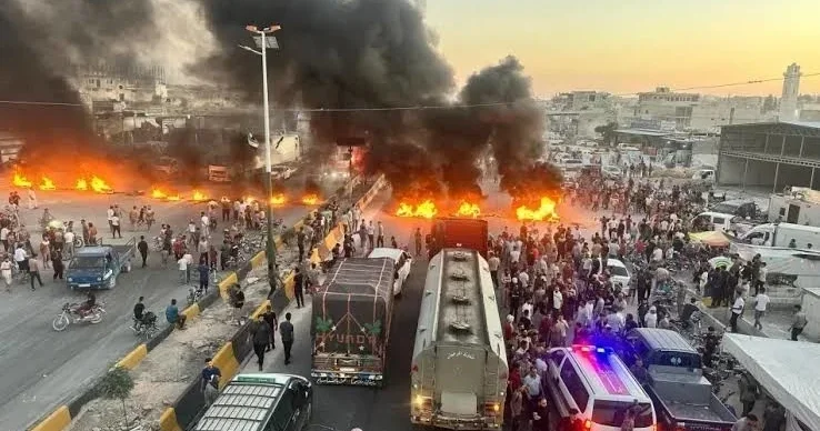 Сирию охватили протесты из за резкого повышения цен на топливо ВИДЕО