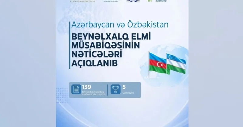 Azərbaycan Özbəkistan birgə elmi müsabiqəsinin qalibləri müəyyənləşdi