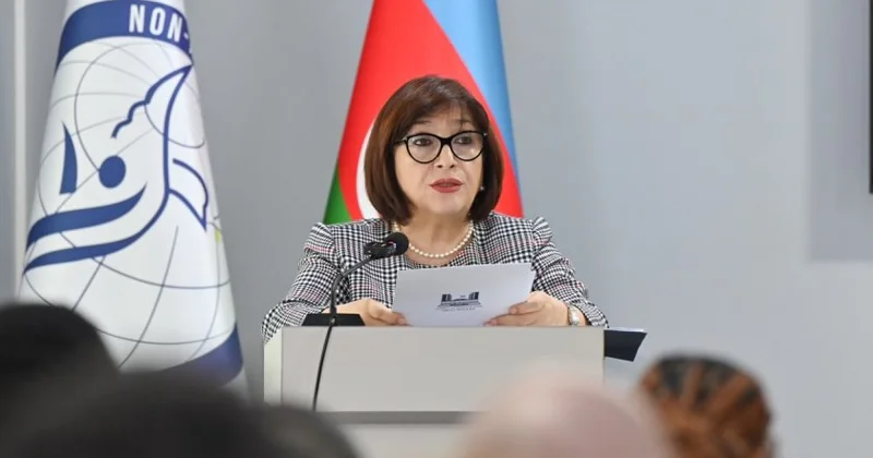 Сагиба Гафарова выступила с речью в штаб квартире Молодёжной организации Движения неприсоединения
