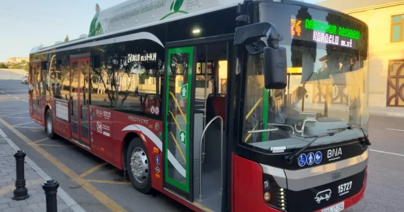 Sabah Bakıda rekord həddə avtobus xəttə buraxılacaq