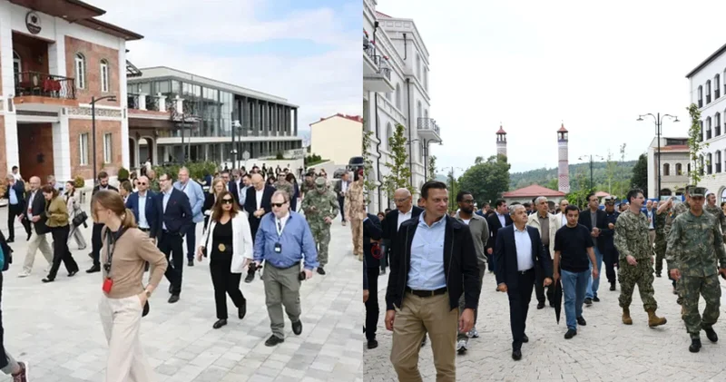 Diplomatların səfər proqramı əhatəliliyi və peşəkarlığı ilə diqqəti cəlb edirdi