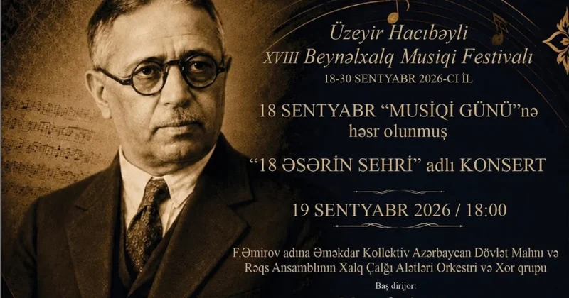 “18 əsərin sehri” Azərbaycan musiqisindən seçilmiş nümunələr səsləndiriləcək