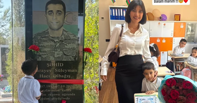 Üç günlük körpə ikən atası şəhid oldu: İndi isə... DUYĞUSAL VİDEO
