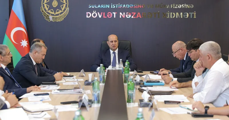 Şirvan suvarma kanalının yenidən qurulması üzrə işçi qrupunun növbəti iclası keçirilib