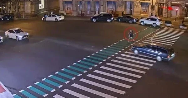 Bakıda skuter qəzası Anbaan video