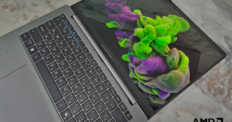Умный ноутбук с процессором AMD Ryzen™️AI ОБЗОР нового ASUS ExpertBook P5 G2 ФОТО