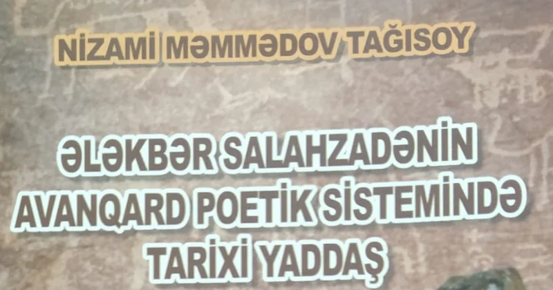 Ələkbər Salahzadənin yaradıcılığı haqqında tədqiqat əsəri işıq üzü görüb