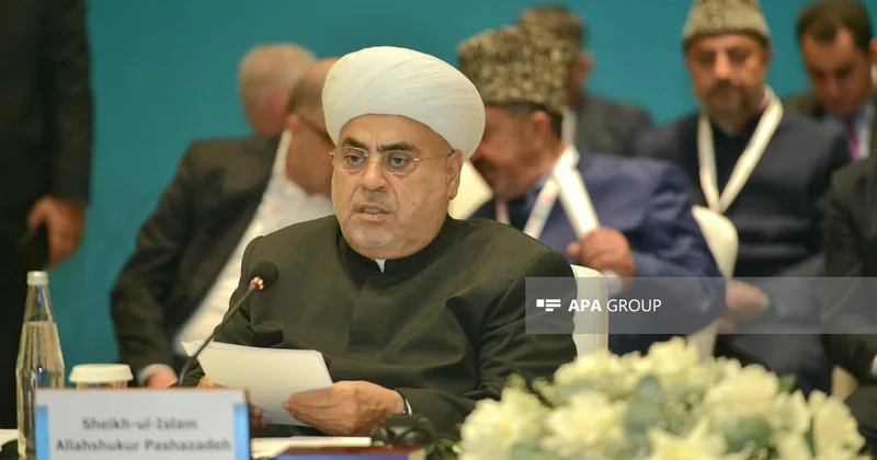 Allahşükür Paşazadə: Qarabağda bərpa quruculuq işlərində TDT yə üzv dövlətlər dəstəklərini əsirgəməyiblər