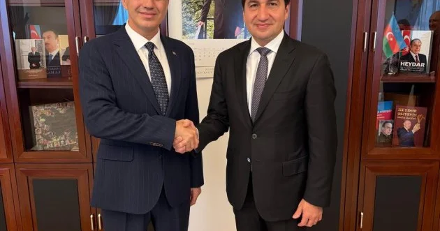 Hikmət Hacıyev Türkiyə nümayəndə heyətini qəbul edib