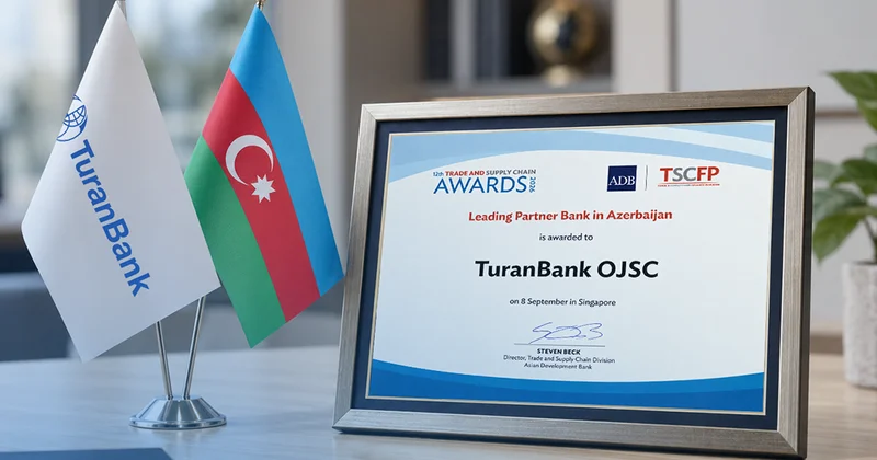 TuranBank “Azərbaycanda aparıcı tərəfdaş bank” nominasiyası üzrə beynəlxalq mükafata layiq görülüb