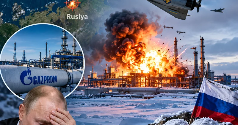 Dronlar ilk dəfə Şimal qütb dairəsinin arxasına uçdu Rusiyanın 3000 km likdəki “qaz ürəyinə“ zərbə vurdu... +VİDEO