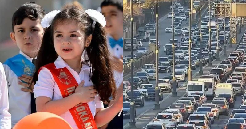 Yeni tədris ili başlayır: Təhsildə yeniliklər, Bakıda səhər sıxlığı