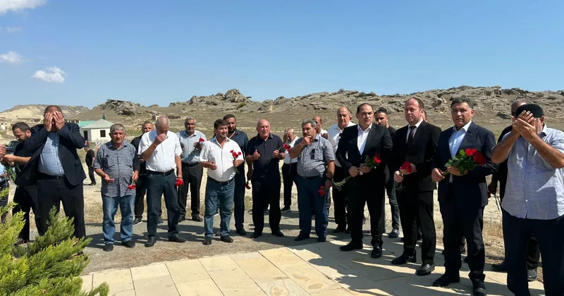 Qaradağda şəhid Sadiq Əzizlinin xatirəsi anılıb Fotolar