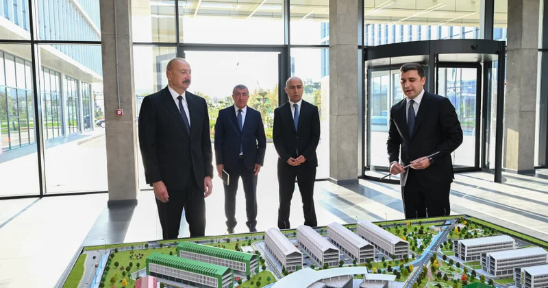 Prezident İlham Əliyev “SABAH.city” innovasiya şəhərciyinin birinci mərhələsinin açılışında iştirak edib