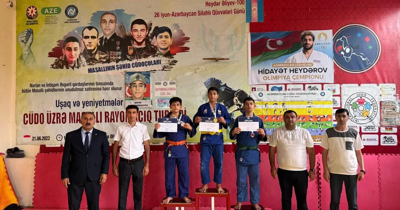 Masallıda cüdo idman növü üzrə Uşaq Gənclər İdman Məktəbinin turniri keçirilib FOTO