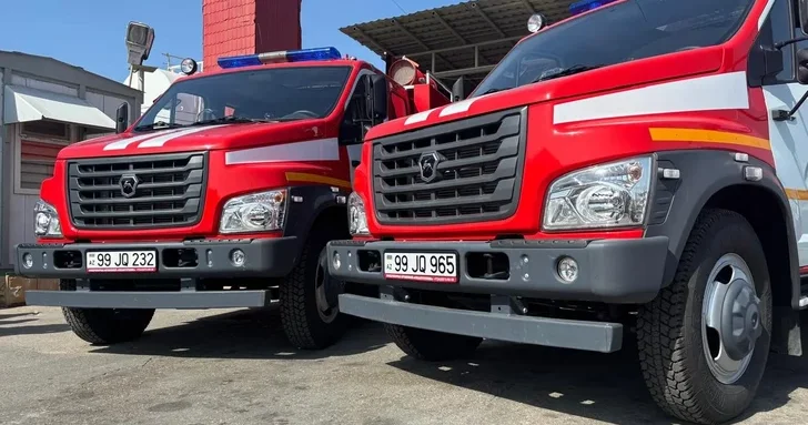 SOCAR получила четыре новых пожарных автомобиля для нефтегазодобывающих предприятий