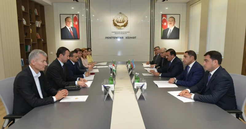 Tacikistan nümayəndə heyəti Azərbaycanın penitensiar və probasiya təcrübəsi ilə tanış oldu FOTOLAR