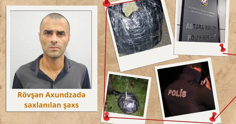 Polis Astarada xüsusi əməliyyat keçirdi: narkotacirlərin daha bir PUA marşrutu ifşa olundu