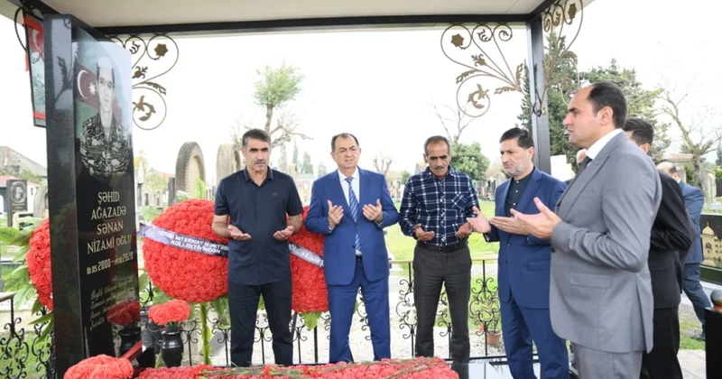 Taleh Qaraşov şəhidin anım günündə iştirak edib FOTOLAR