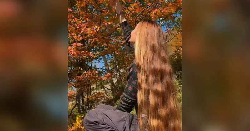 Arzu Əliyevadan payız mənzərəli Video
