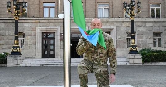 Xankəndidə dalğalanan bayrağımız!